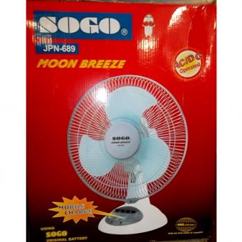 SOGO 12 Inch Rechargeable Fan JPN-677